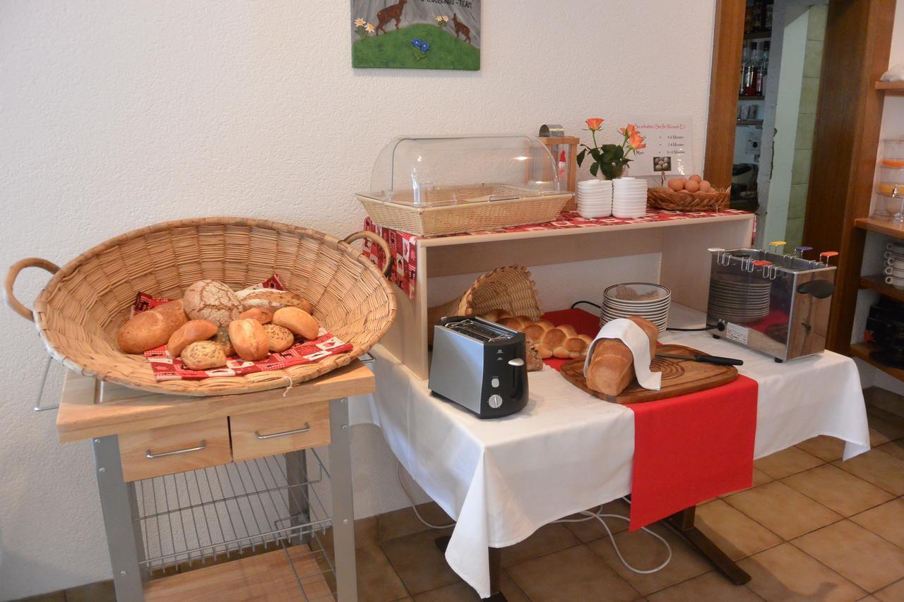 Hotel Baergsunnu Saas-Grund Esterno foto